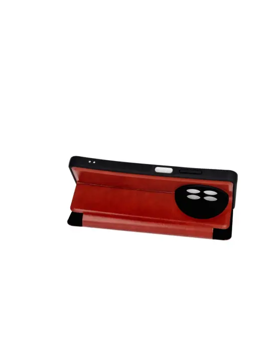 Realme 12 5g Kılıf Flip Cover - Kırmızı