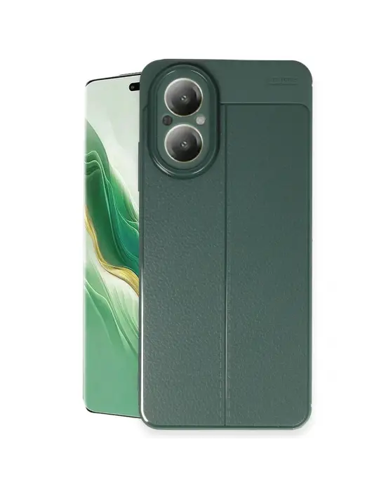Realme 12 Lite Kılıf Auto Focus Kapak - Koyu Yeşil