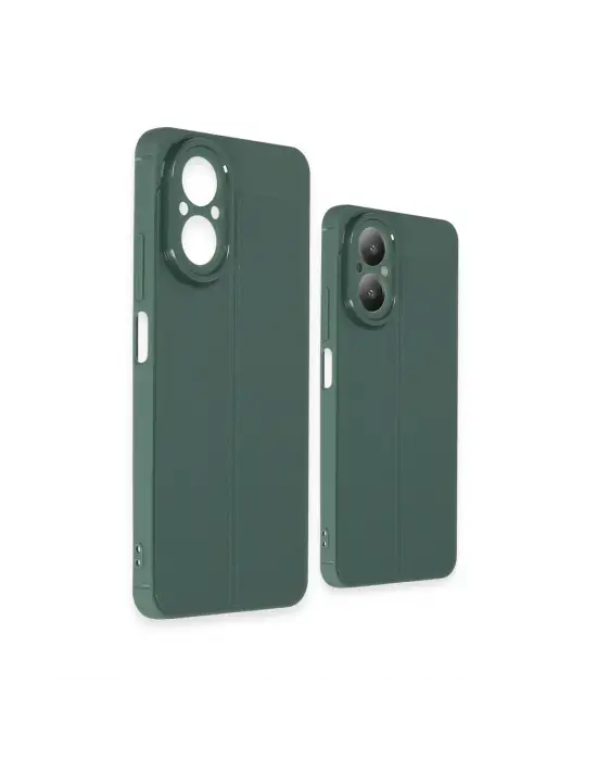 Realme 12 Lite Kılıf Auto Focus Kapak - Koyu Yeşil