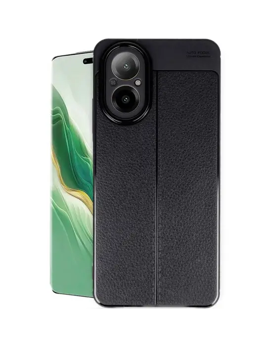 Realme 12 Lite Kılıf Auto Focus Kapak - Siyah
