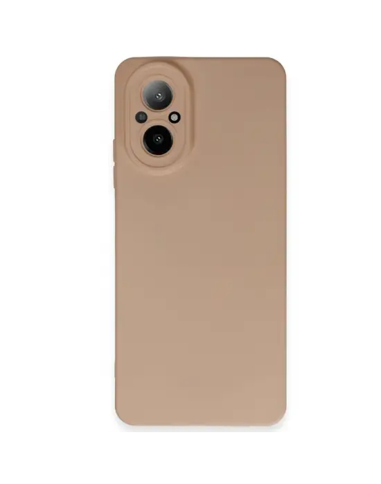 Realme 12 Lite Kılıf Nano İçi Kadife Silikon - Pudra