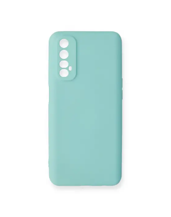 Realme 7 Kılıf Nano İçi Kadife Silikon - Turkuaz