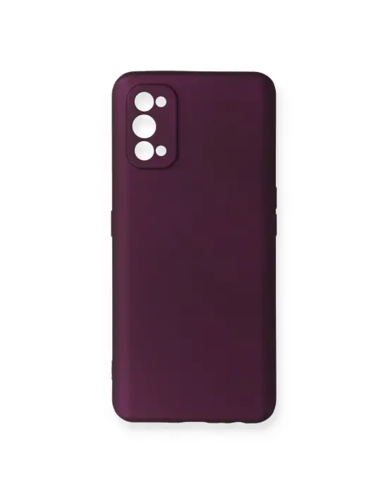Realme 7 Pro Kılıf First Silikon - Mürdüm