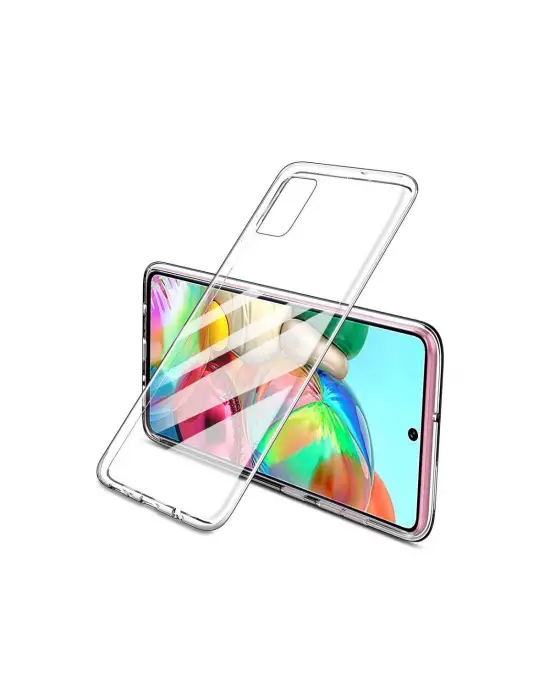 Realme 7 Pro Kılıf Lüx Şeffaf Silikon - Şeffaf