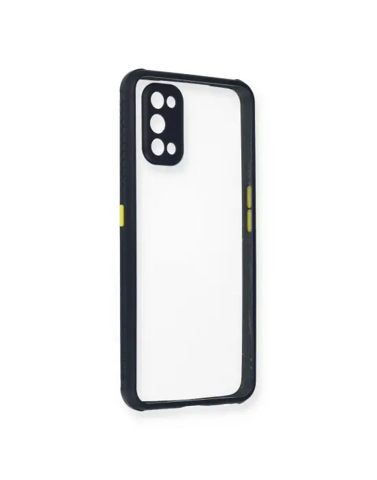 Realme 7 Pro Kılıf Miami Şeffaf Silikon - Lacivert