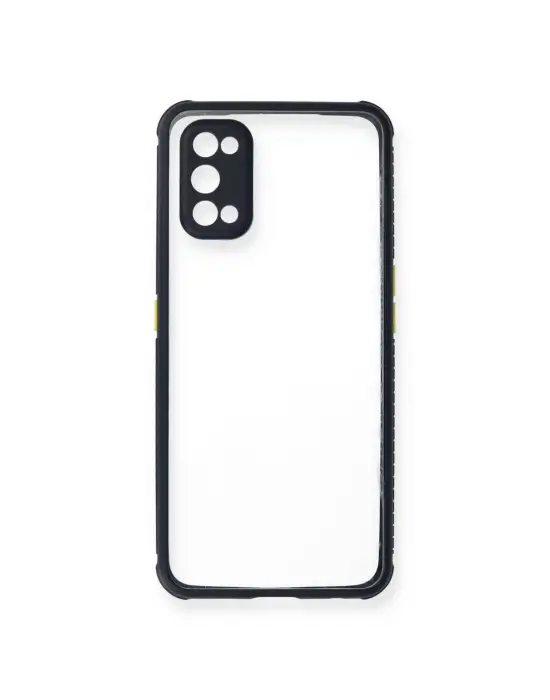 Realme 7 Pro Kılıf Miami Şeffaf Silikon - Lacivert