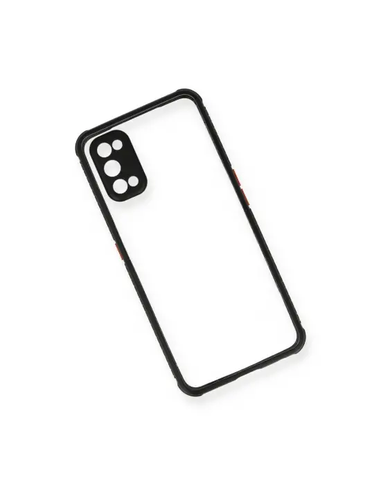 Realme 7 Pro Kılıf Miami Şeffaf Silikon - Siyah