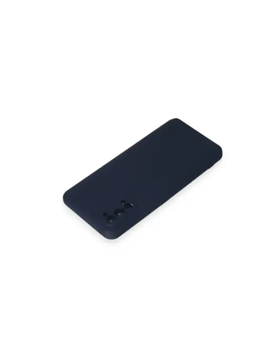 Realme 7 Pro Kılıf Nano İçi Kadife Silikon - Lacivert