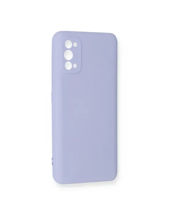 Realme 7 Pro Kılıf Nano İçi Kadife Silikon - Lila