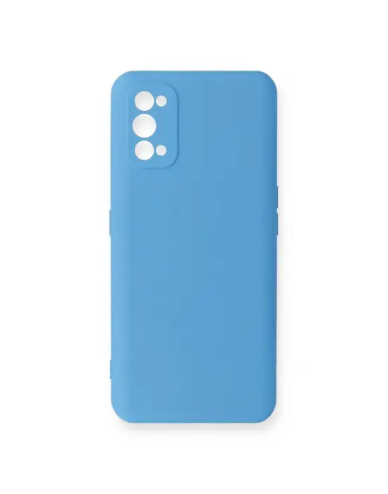 Realme 7 Pro Kılıf Nano İçi Kadife Silikon - Mavi
