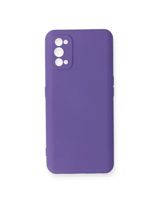 Realme 7 Pro Kılıf Nano İçi Kadife Silikon - Mor