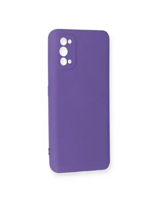 Realme 7 Pro Kılıf Nano İçi Kadife Silikon - Mor