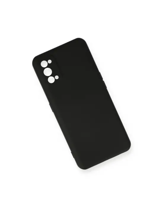 Realme 7 Pro Kılıf Nano İçi Kadife Silikon - Siyah