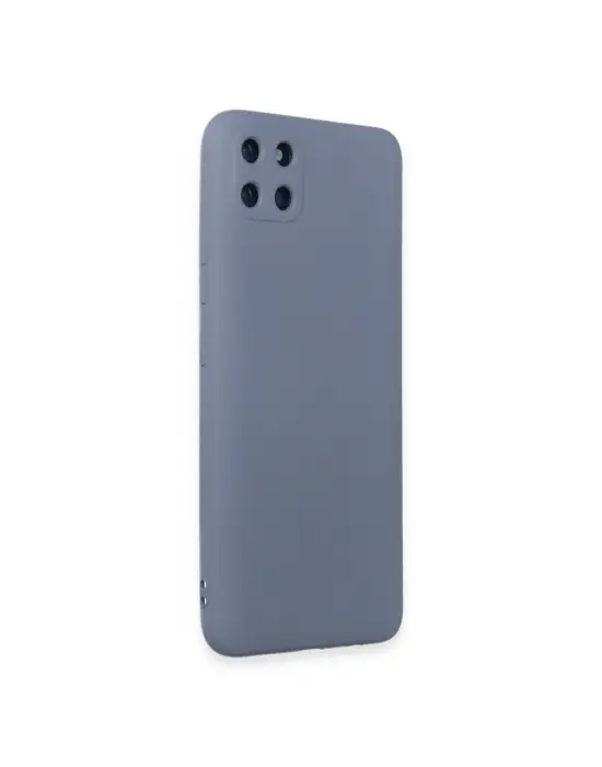 Realme C11 Kılıf Nano İçi Kadife Silikon - Gri