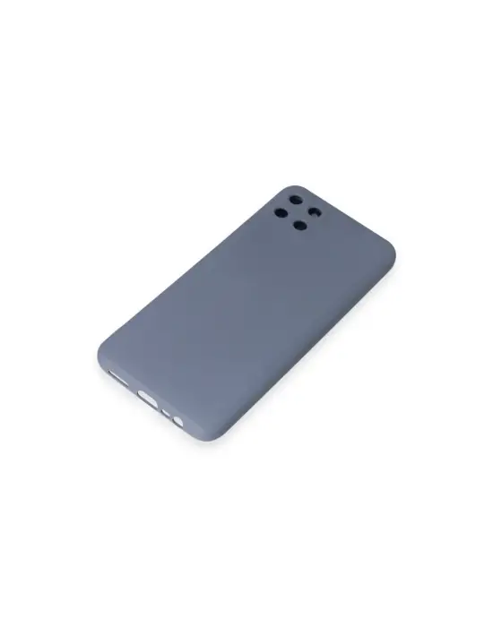 Realme C11 Kılıf Nano İçi Kadife Silikon - Gri