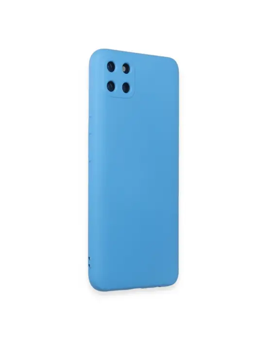 Realme C11 Kılıf Nano İçi Kadife Silikon - Mavi