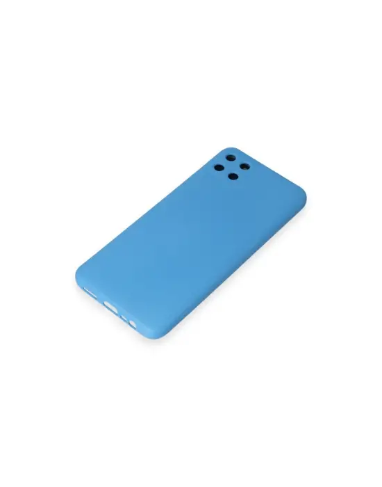 Realme C11 Kılıf Nano İçi Kadife Silikon - Mavi