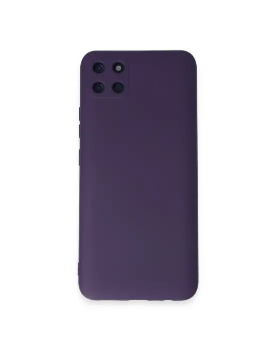 Realme C11 Kılıf Nano İçi Kadife Silikon - Mor