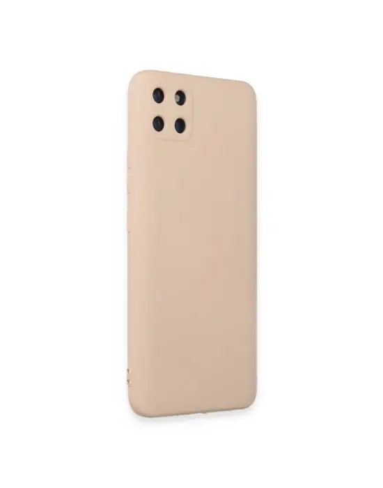 Realme C11 Kılıf Nano İçi Kadife Silikon - Pudra