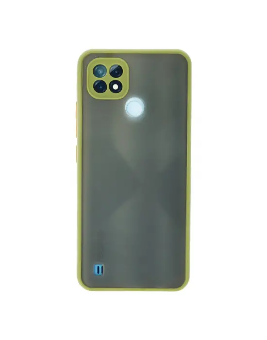 Realme C21 Kılıf Montreal Silikon Kapak - Açık Yeşil