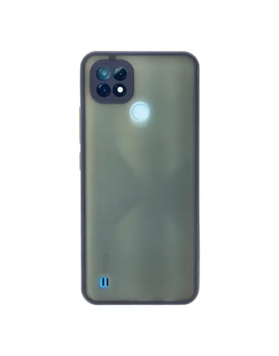 Realme C21 Kılıf Montreal Silikon Kapak - Lacivert