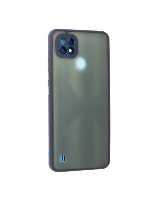 Realme C21 Kılıf Montreal Silikon Kapak - Lacivert