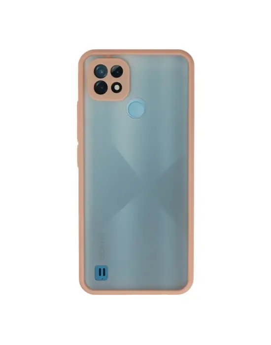 Realme C21 Kılıf Montreal Silikon Kapak - Pembe