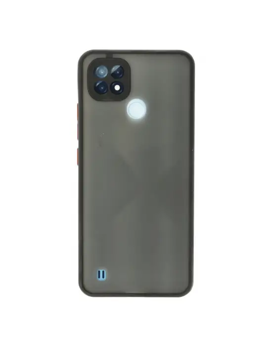 Realme C21 Kılıf Montreal Silikon Kapak - Siyah