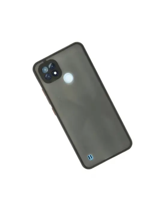 Realme C21 Kılıf Montreal Silikon Kapak - Siyah