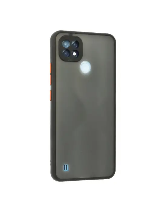Realme C21 Kılıf Montreal Silikon Kapak - Siyah