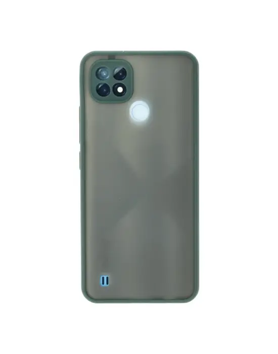 Realme C21 Kılıf Montreal Silikon Kapak - Yeşil