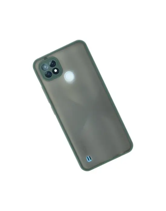 Realme C21 Kılıf Montreal Silikon Kapak - Yeşil