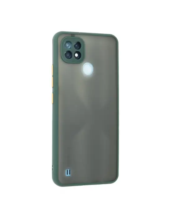 Realme C21 Kılıf Montreal Silikon Kapak - Yeşil