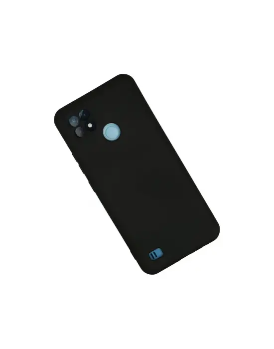 Realme C21 Kılıf Nano İçi Kadife Silikon - Siyah
