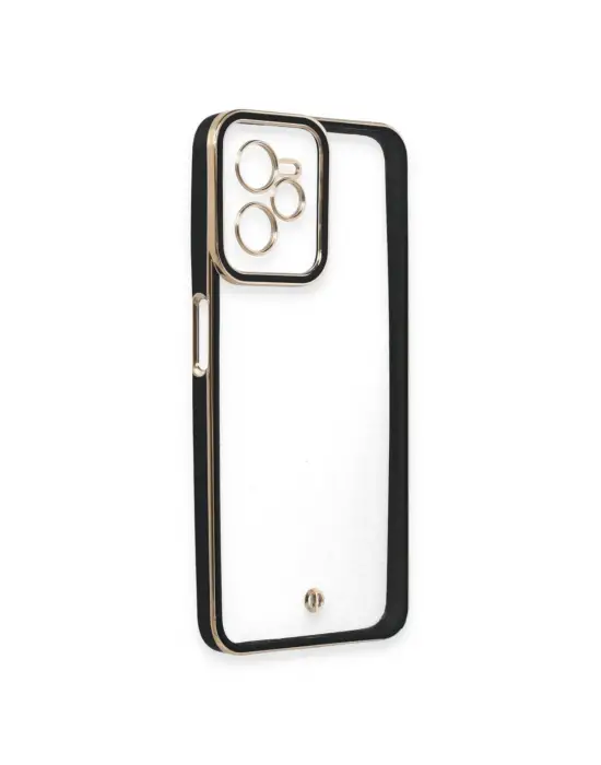 Realme C35 Kılıf Liva Lens Silikon - Siyah