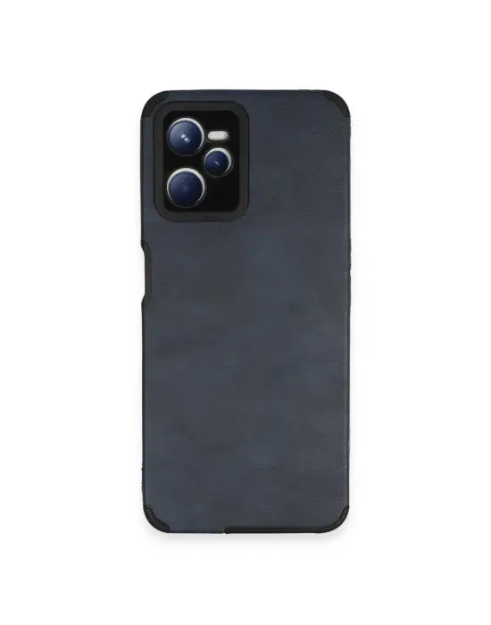 Realme C35 Kılıf Loop Deri Silikon - Lacivert