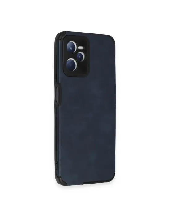 Realme C35 Kılıf Loop Deri Silikon - Lacivert