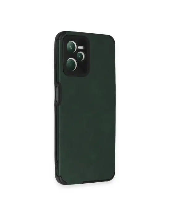 Realme C35 Kılıf Loop Deri Silikon - Yeşil