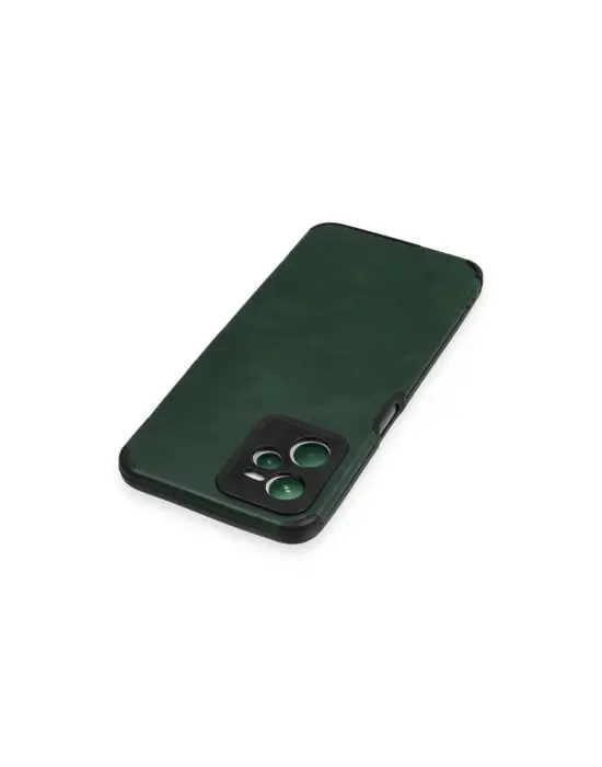Realme C35 Kılıf Loop Deri Silikon - Yeşil