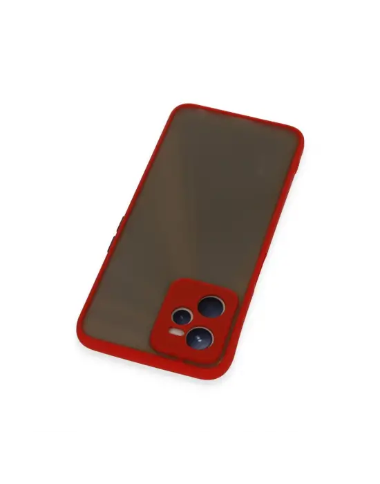 Realme C35 Kılıf Montreal Silikon Kapak - Kırmızı