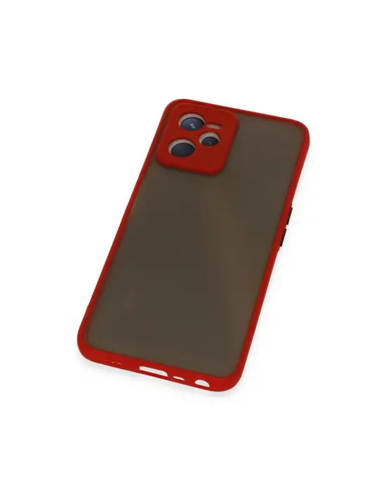 Realme C35 Kılıf Montreal Silikon Kapak - Kırmızı