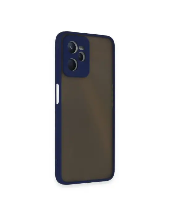 Realme C35 Kılıf Montreal Silikon Kapak - Lacivert