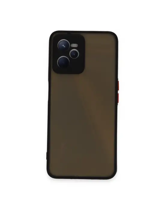 Realme C35 Kılıf Montreal Silikon Kapak - Siyah