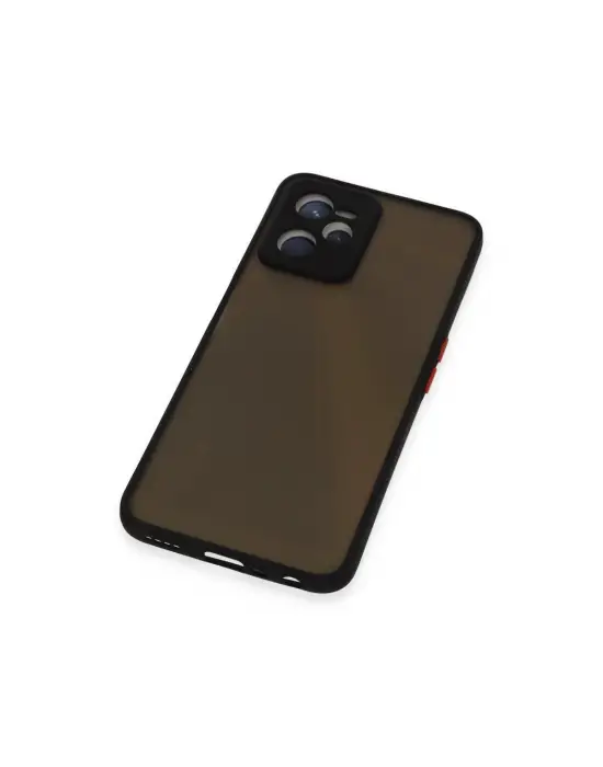Realme C35 Kılıf Montreal Silikon Kapak - Siyah