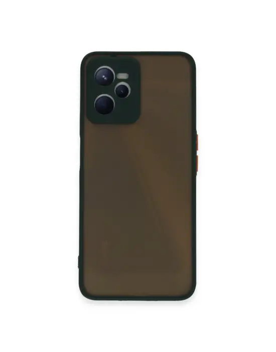 Realme C35 Kılıf Montreal Silikon Kapak - Yeşil