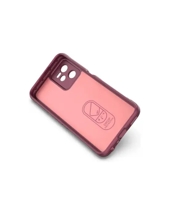 Realme C35 Kılıf Optimum Silikon - Bordo