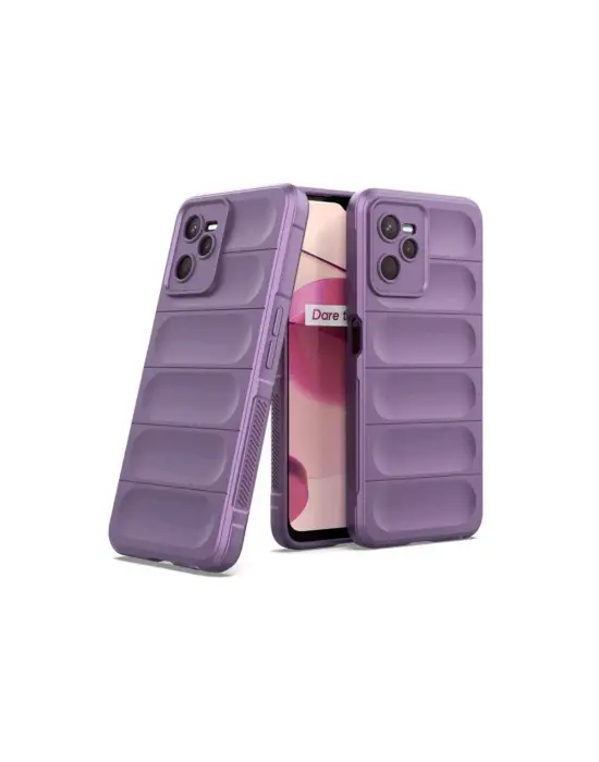 Realme C35 Kılıf Optimum Silikon - Mor