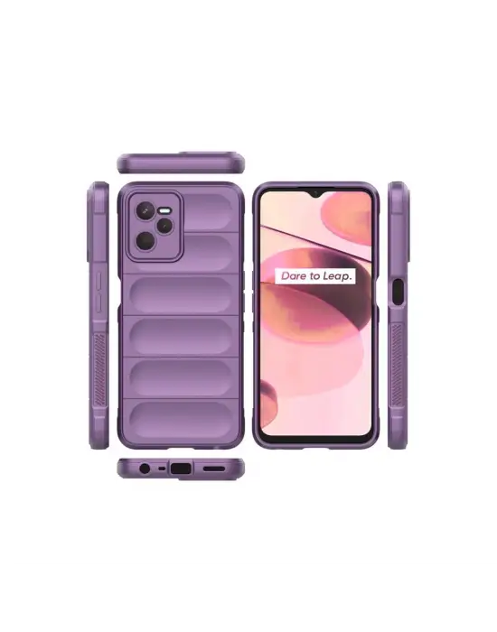 Realme C35 Kılıf Optimum Silikon - Mor