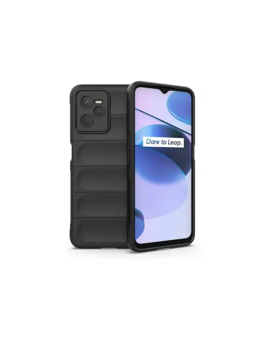 Realme C35 Kılıf Optimum Silikon - Siyah