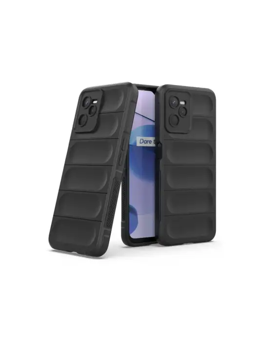 Realme C35 Kılıf Optimum Silikon - Siyah